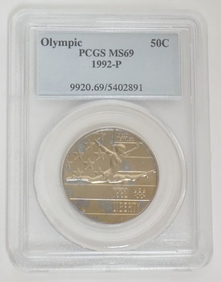 OLYMPIC COMMEMORATIVE SILVER HALF DOLLAR (1 of 3)