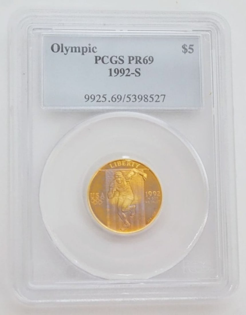 OLYMPIC $5 GOLD COIN (1 of 3)