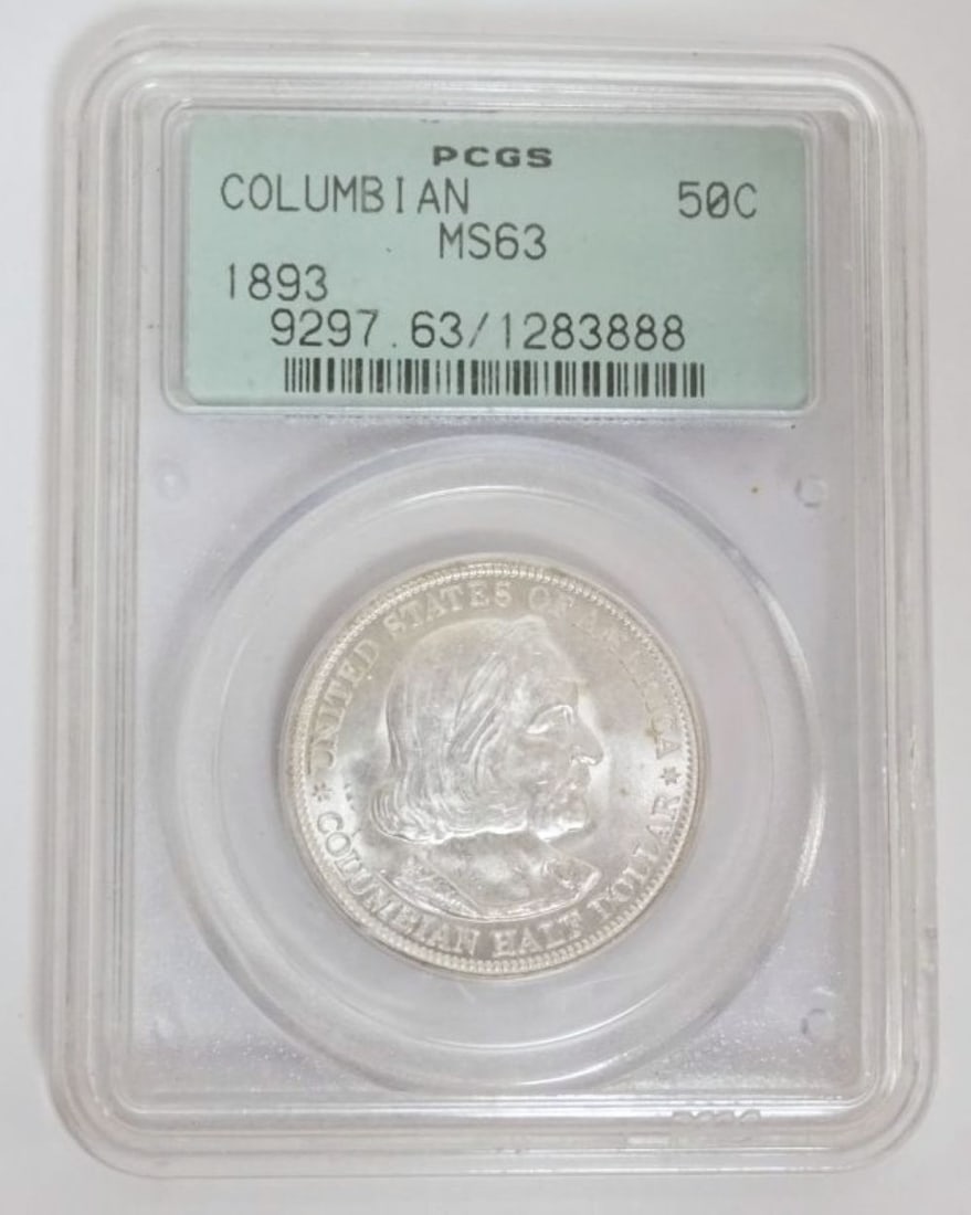 COLUMBIAN SILVER HALF DOLLAR (1 of 3)