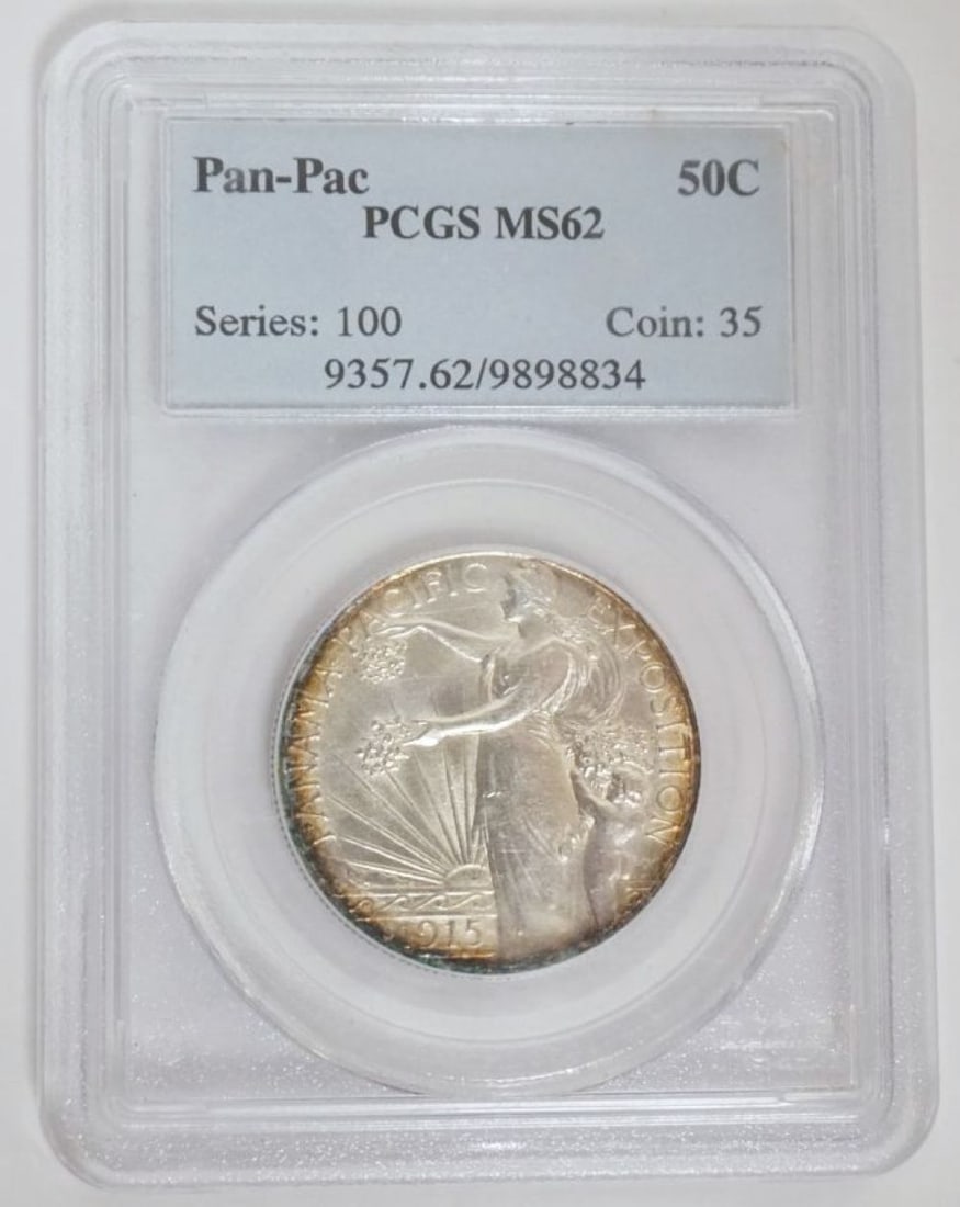 PANAMA-PACIFIC INTERNATIONAL EXPOSITION: PANAMA-PACIFIC INTERNATIONAL EXPOSITION COMMEMORATIVE SILVER HALF DOLLAR 1915-S