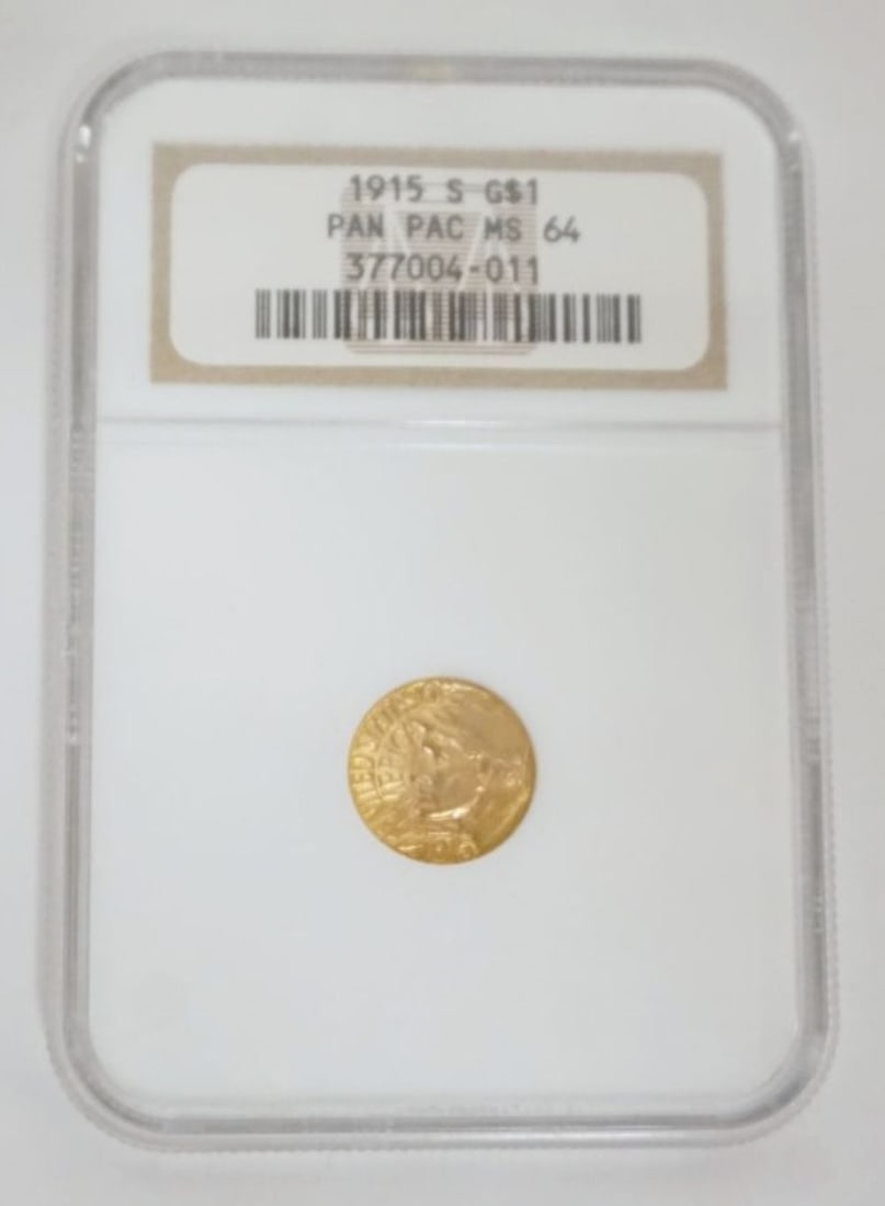 PANAMA-PACIFIC INTERNATIONAL EXPO $1 GOLD COIN (1 of 4)