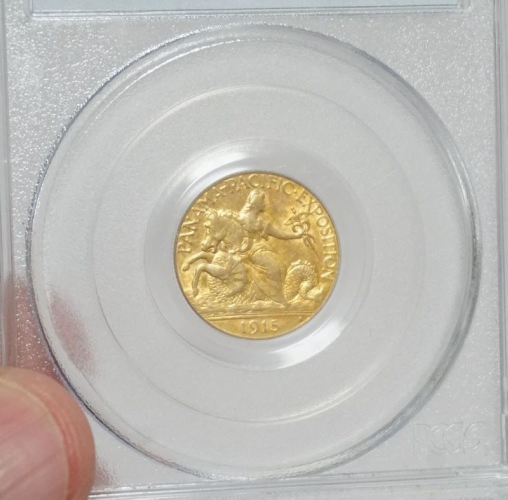PANAMA-PACIFIC INTERNATIONAL EXPO $2 1/2 GOLD COIN (1 of 5)