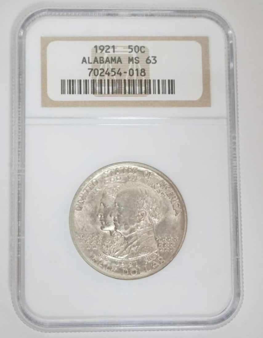 ALABAMA CENTENNIAL SILVER HALF DOLLAR (1 of 3)