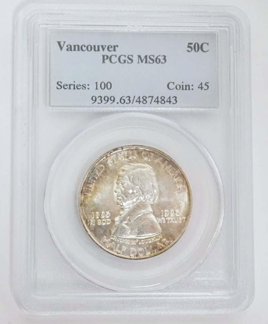 FORT VANCOUVER CENTENNIAL SILVER HALF DOLLAR (1 of 3)