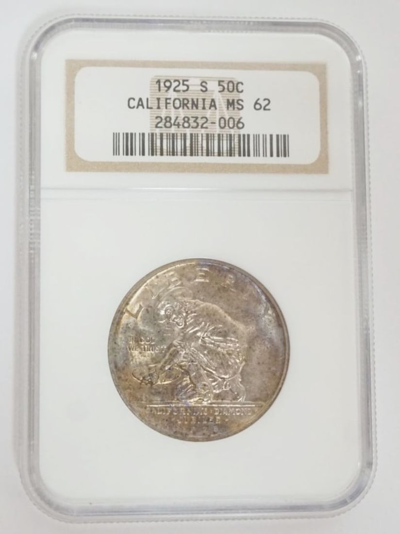 CALIFORNIA DIAMOND JUBILEE SILVER HALF DOLLAR (1 of 3)