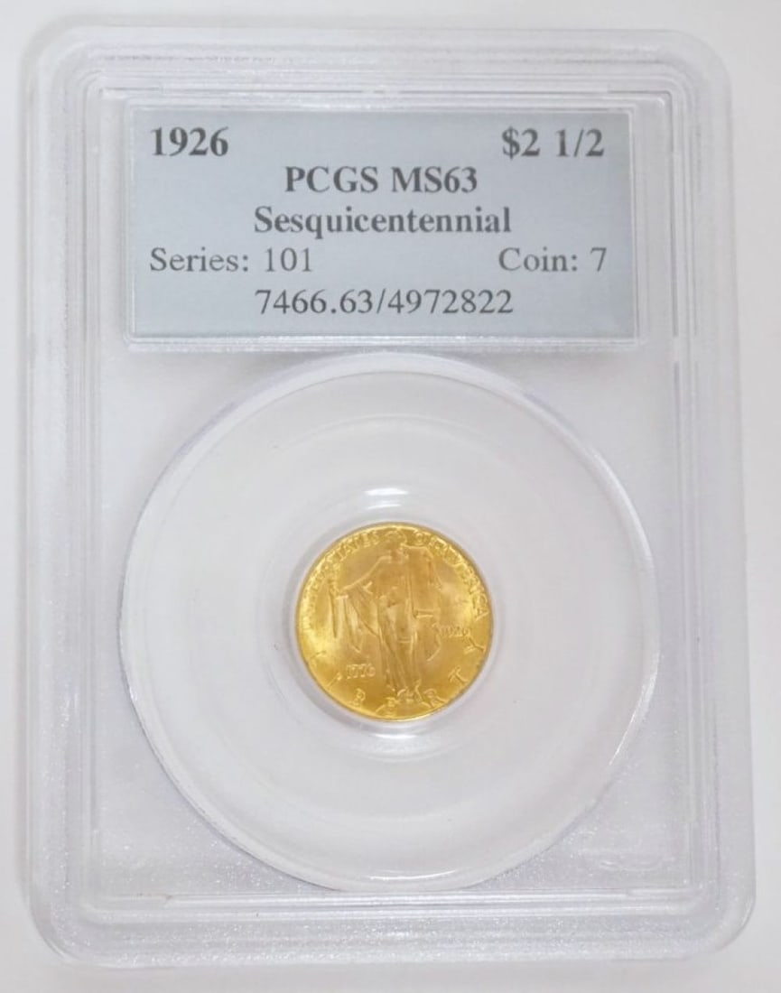 SUSQUICENTENNIAL $2 1/2 GOLD COIN (1 of 4)