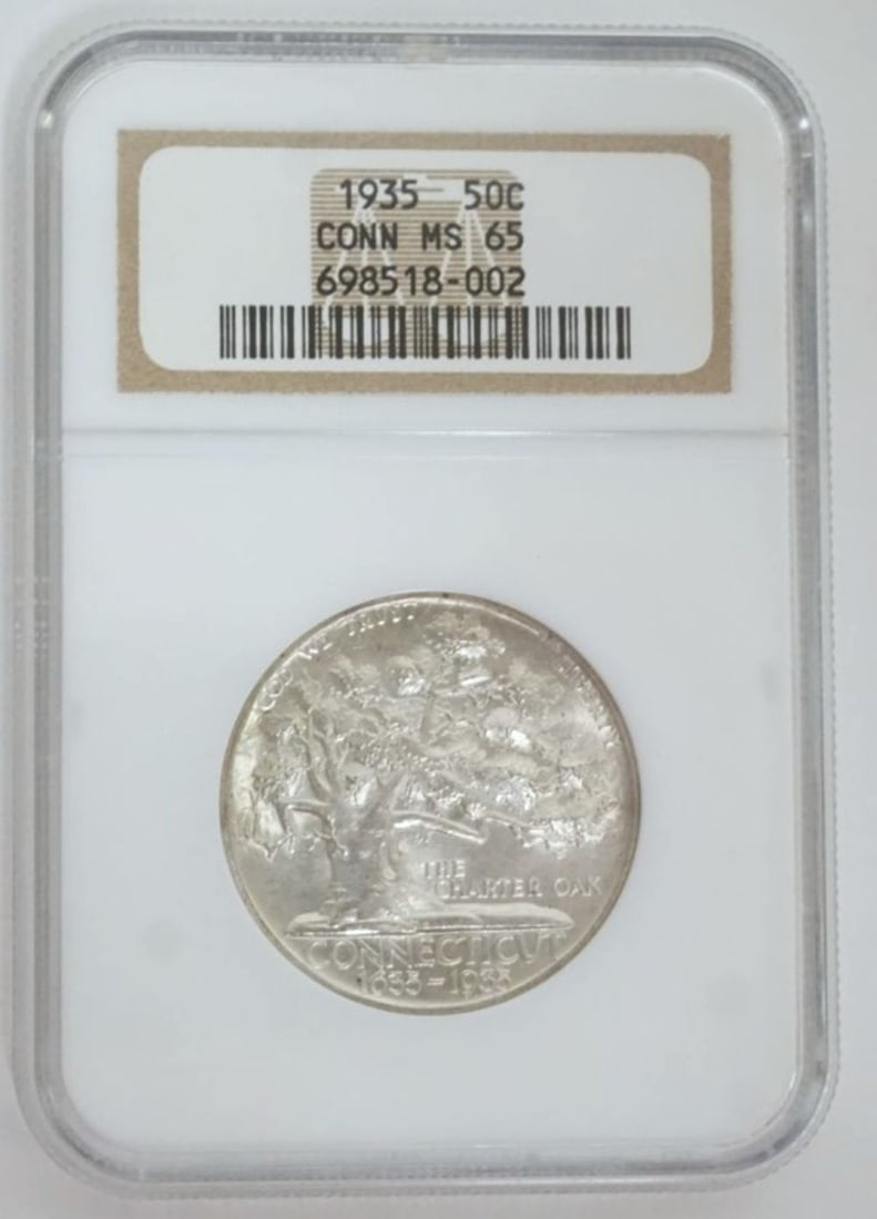 CONNECTICUT SILVER HALF DOLLAR (1 of 3)
