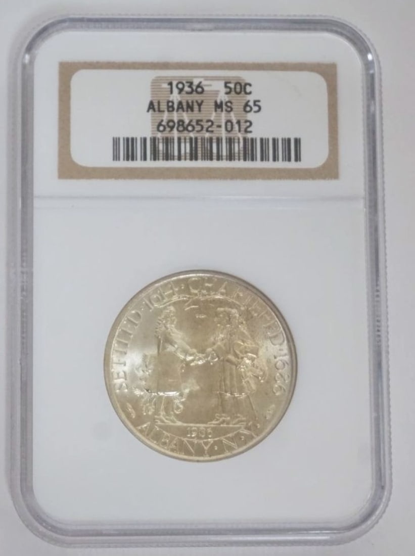 ALBANY SILVER HALF DOLLAR (1 of 3)