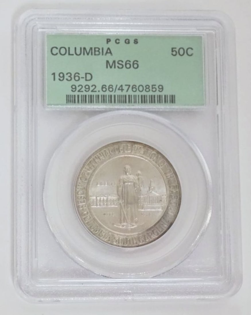 COLUMBIA SOUTH CAROLINA SILVER HALF DOLLAR (1 of 3)