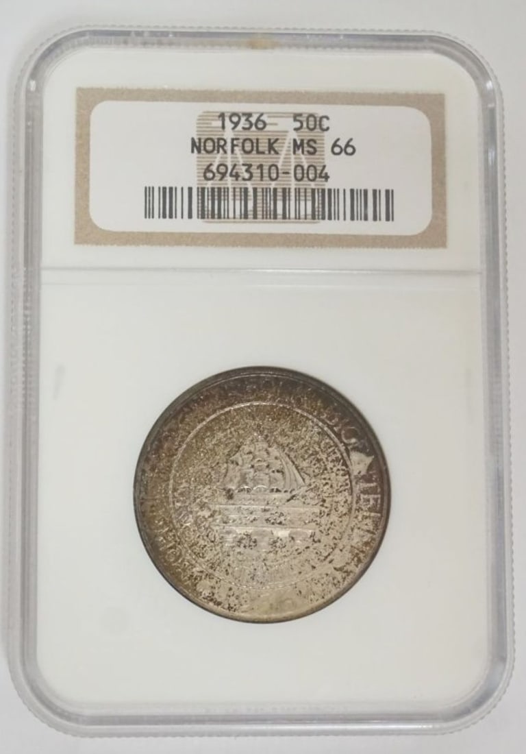NORFOLK VIRGINIA SILVER HALF DOLLAR (1 of 3)