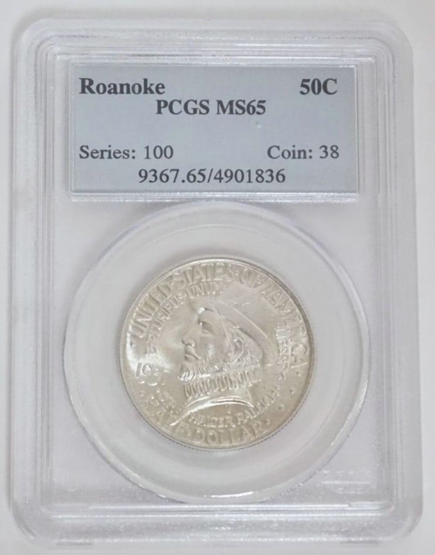 ROANOKE ISLAND NORTH CAROLINA SILVER HALF DOLLAR (1 of 3)