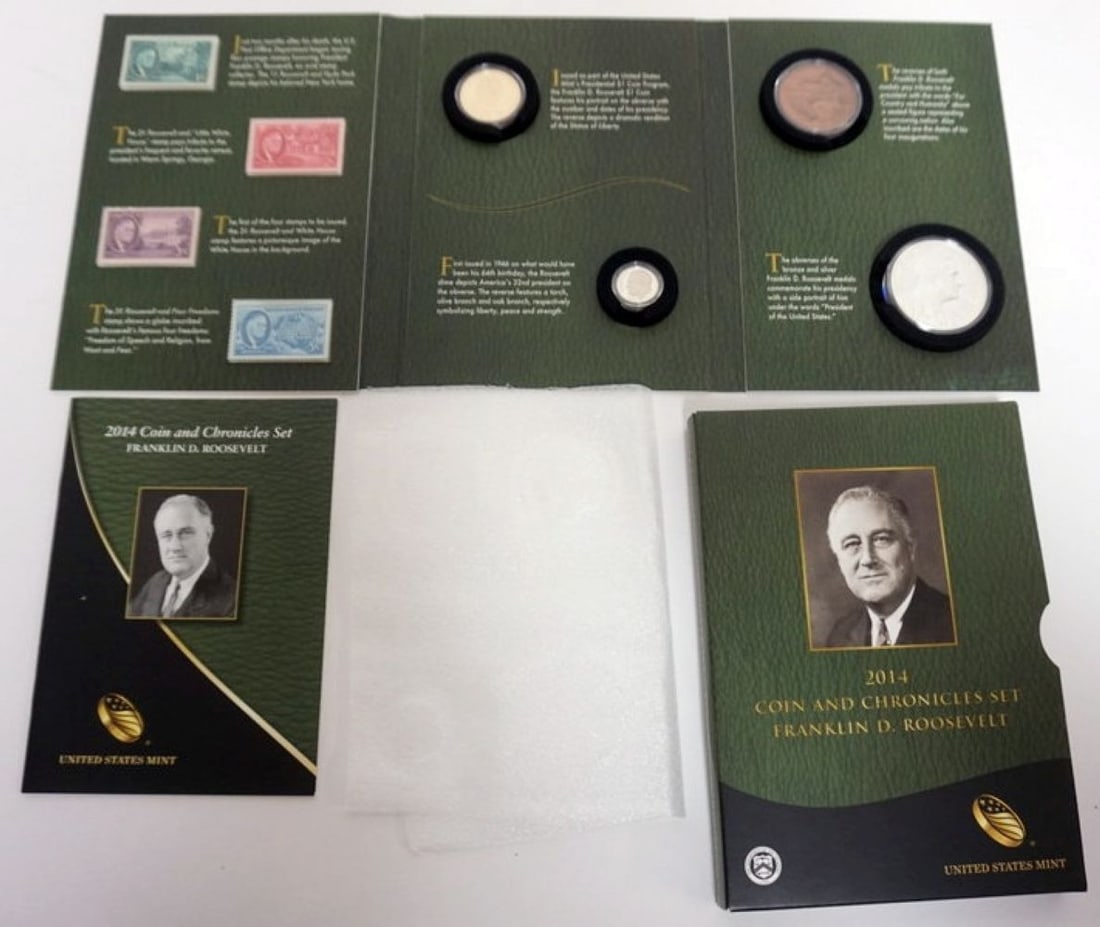 FDR COIN AND CHRONICALS SET (1 of 4)