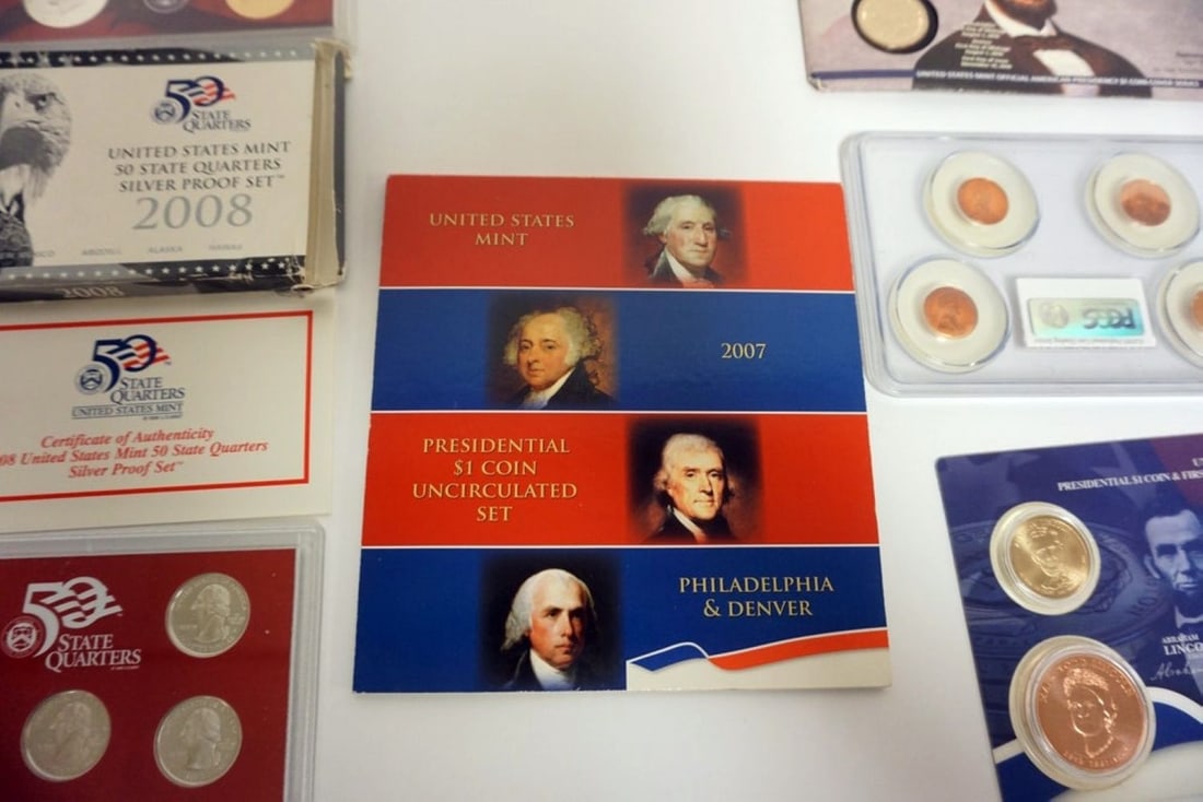 ASSORTED PROOF SETS - 6