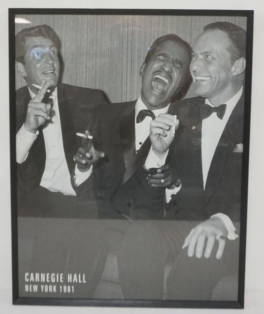 RAT PACK CARNEGIE HALL 1961 FRAMED IMAGE (1 of 2)