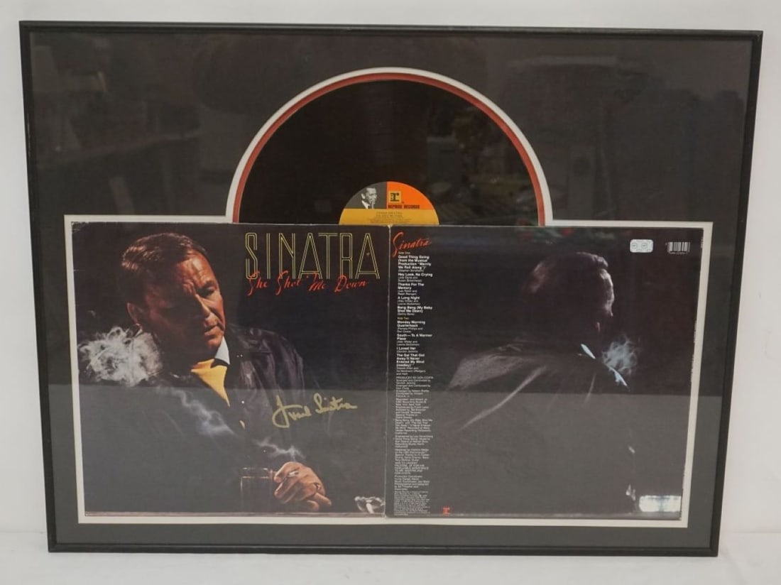 FRANK SINATRA FRAMED & MATTED ALBUM (1 of 3)