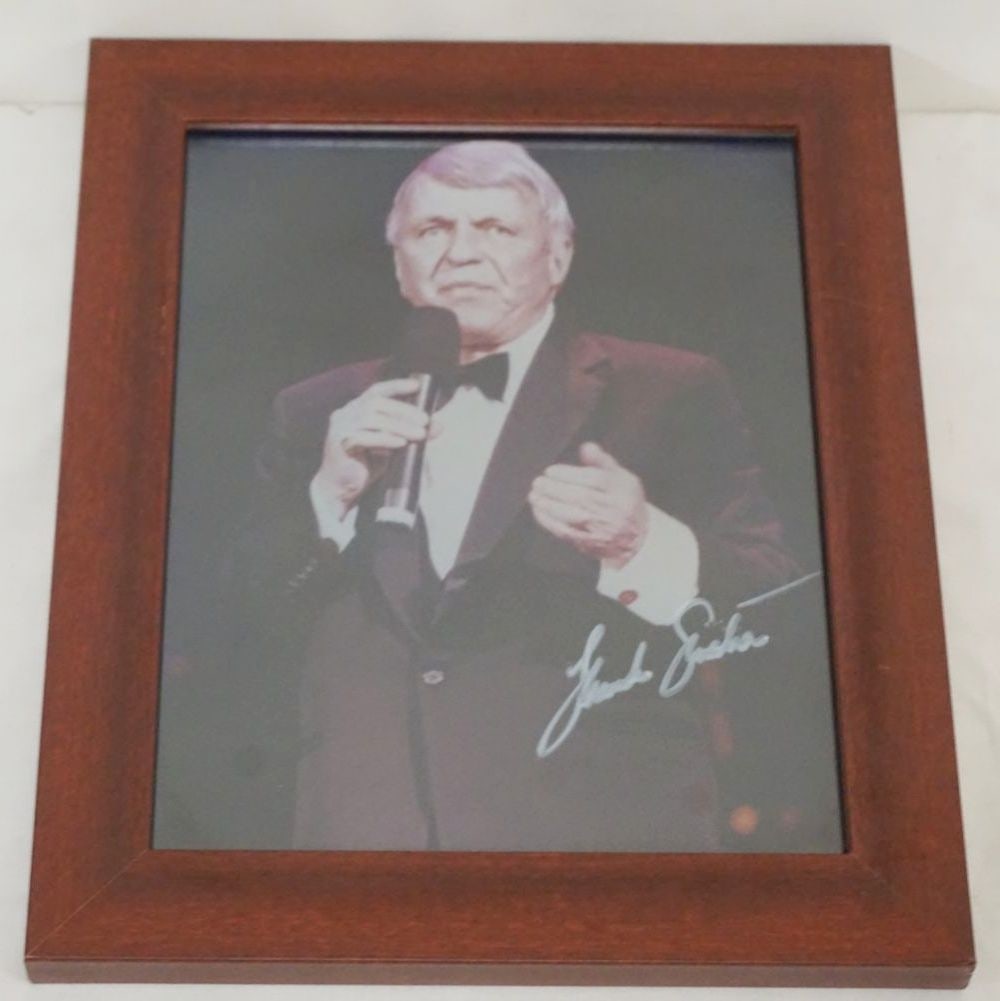 FRANK SINATRA FRAMED PHOTO, SIGNED (1 of 2)