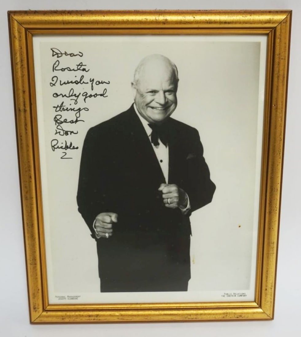 DON RICKLES FRAMED PHOTO, SIGNED (1 of 2)