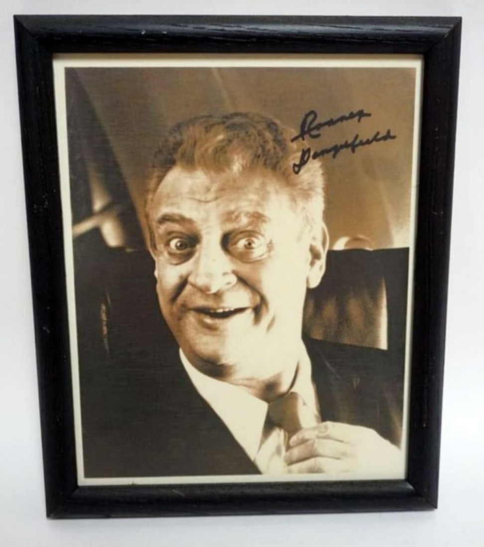 RODNEY DANGERFIELD FRAMED PHOTO W/SIGNATURE (1 of 2)