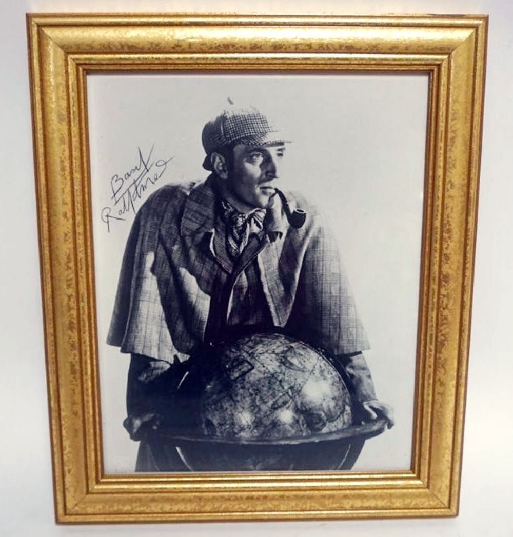 BASIL RATHBONE FRAMED PHOTO (1 of 2)