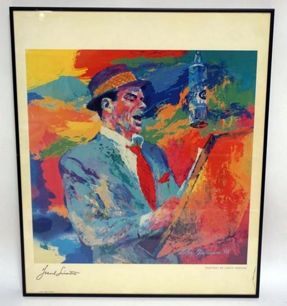 FRANK SINATRA, LEROY NEIMAN FRAMED POSTER (1 of 3)