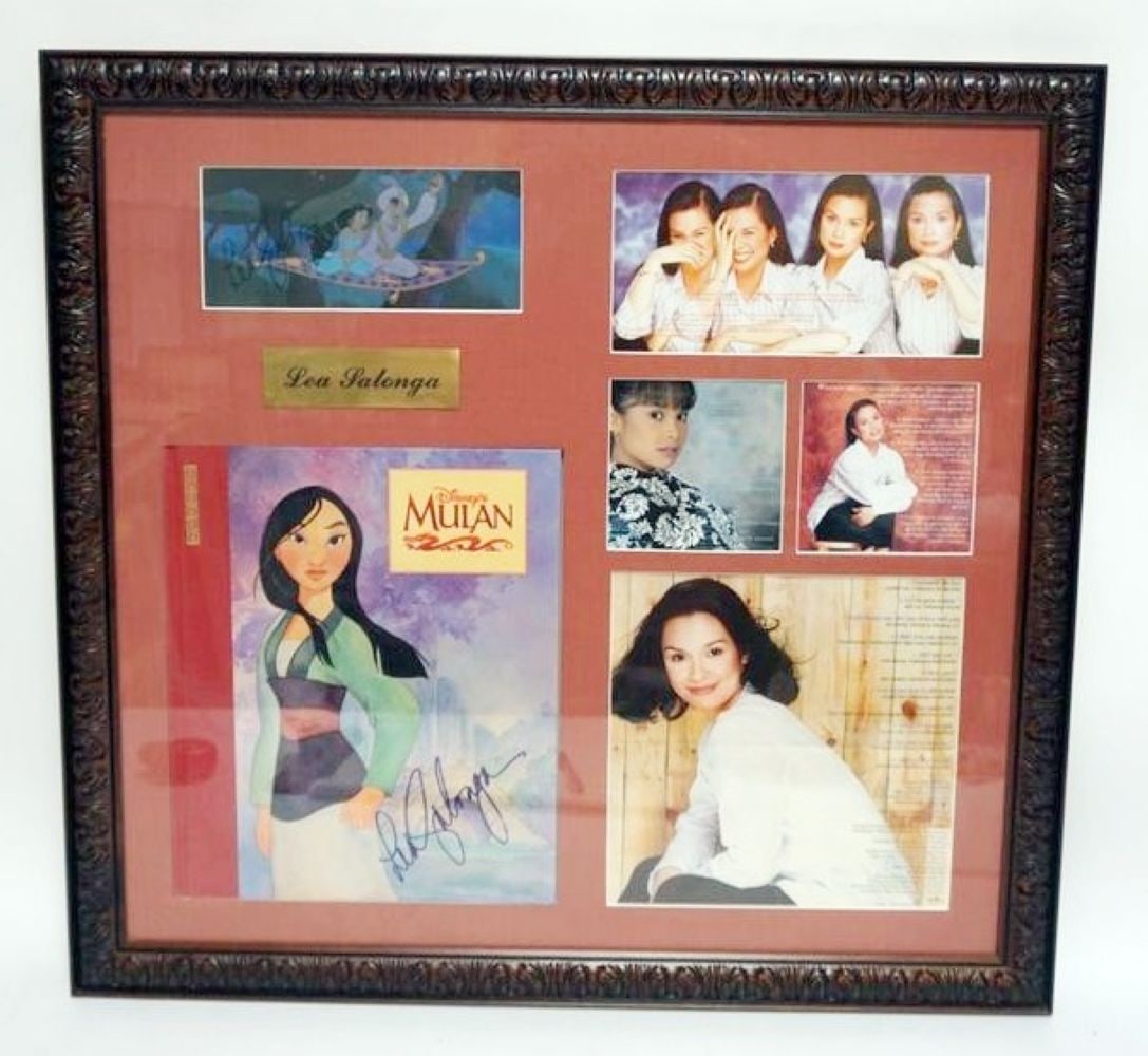 LEA SALONGA DISNEY'S MULAN FRAMED & MATTED COLLAGE (1 of 6)
