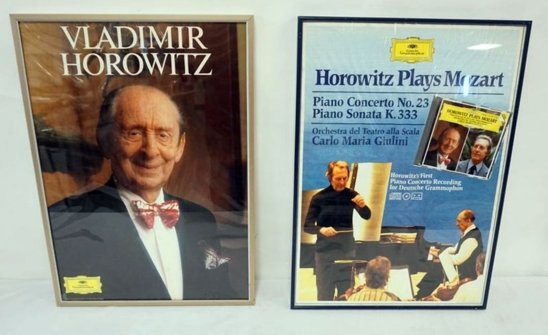 VLADIMIR HOROWITZ FRAMED POSTERS (1 of 3)