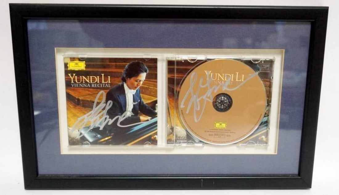 YUNDI LI FRAMED & MATTED CD W/SIGNATURES (1 of 3)