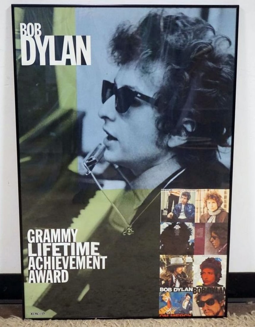 BOB DYLAN FRAMED GRAMMY LIFETIME ACHIEVEMENT AWARD (1 of 1)