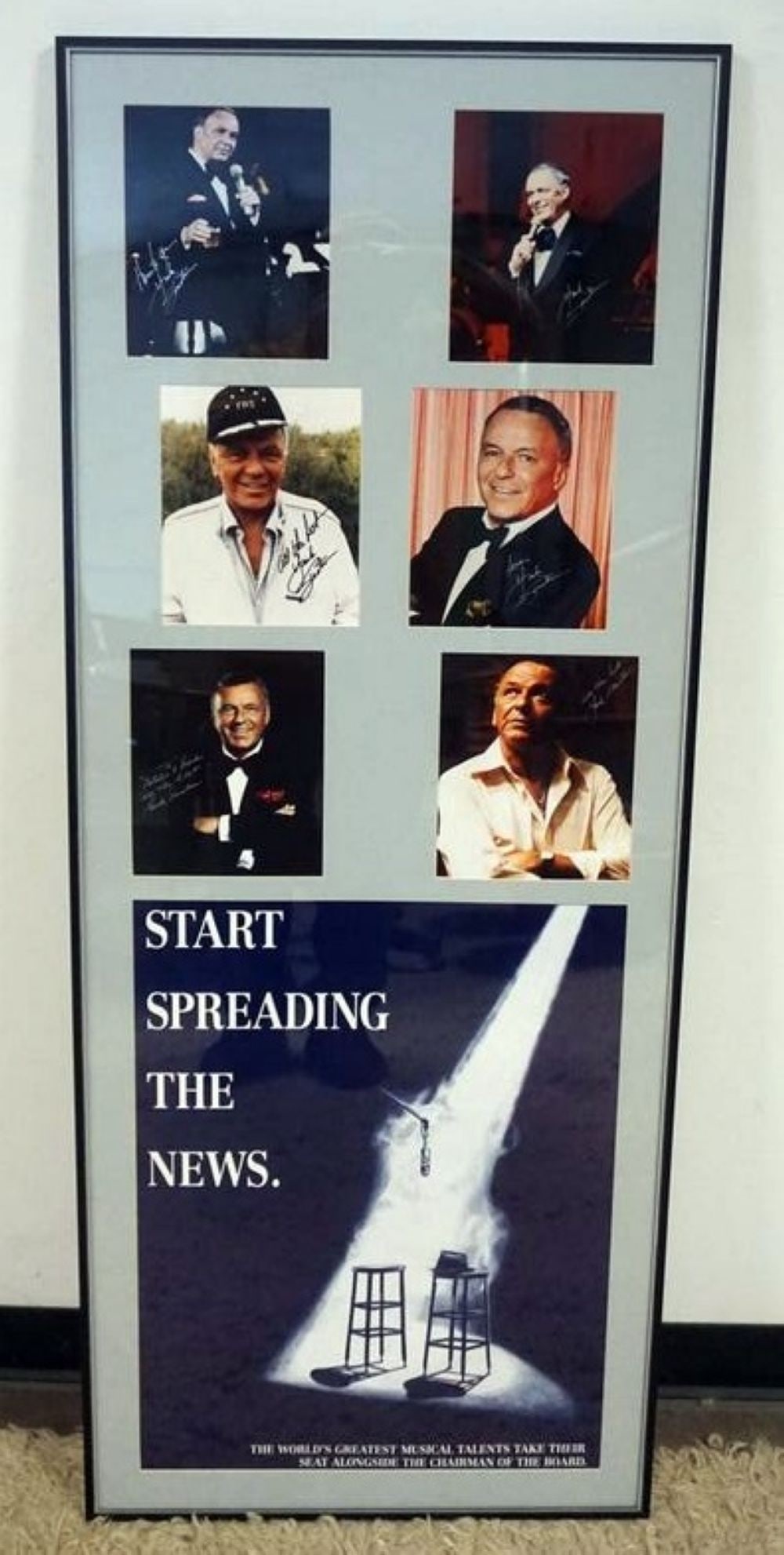 FRANK SINATRA LARGE FRAMED & MATTER POSTER (1 of 8)