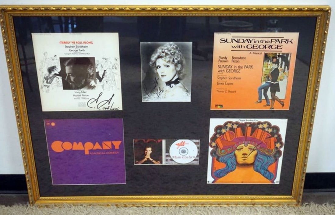 BERNADETTE PETERS & SONDHEIM ALBUMS, CD & PHOTO (1 of 4)