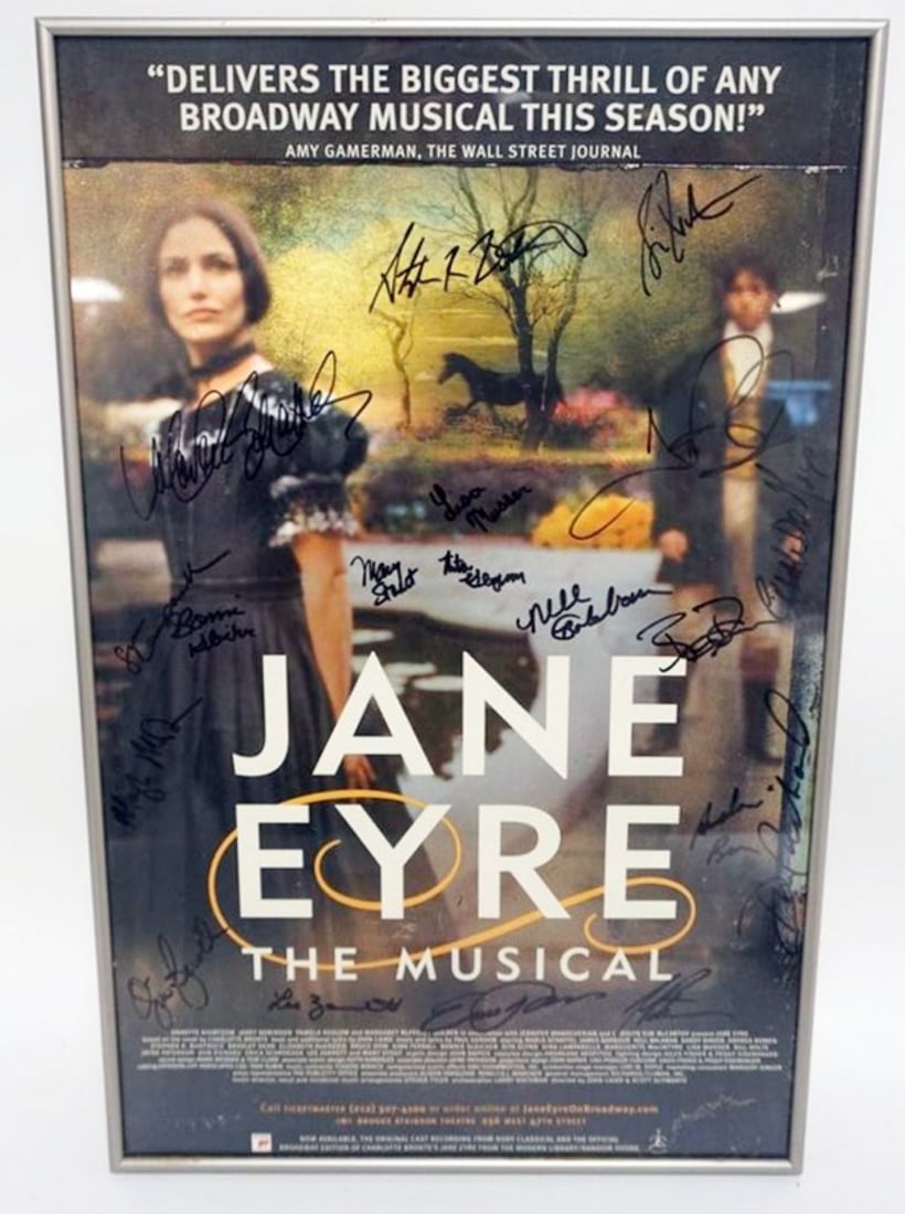 JANE EYRE FRAMED POSTER W/ATTRIBUTED SIGNATURES (1 of 9)