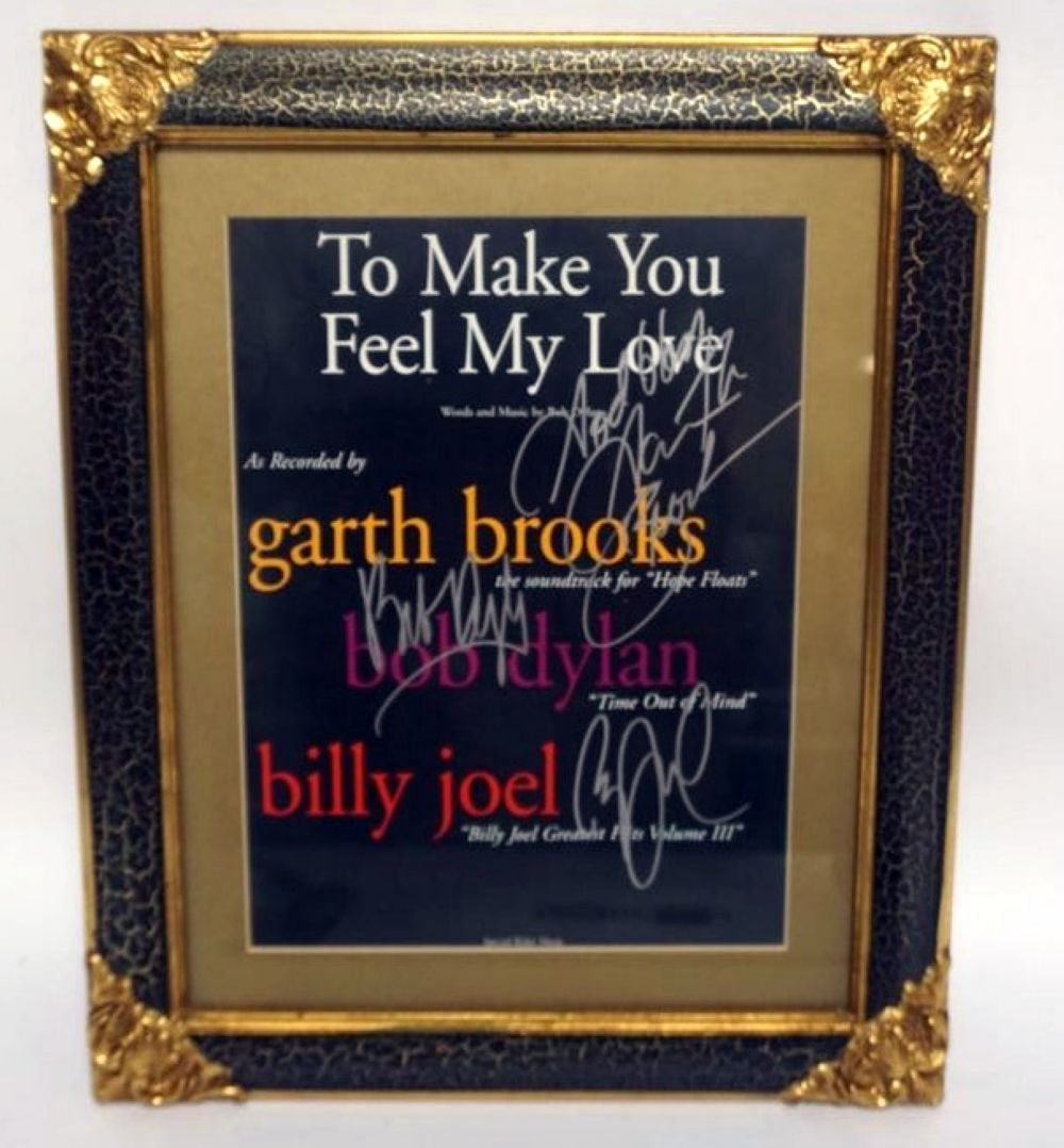 BOB DYLAN, BILLY JOEL, GARTH BROOKS SHEET MUSIC (1 of 4)
