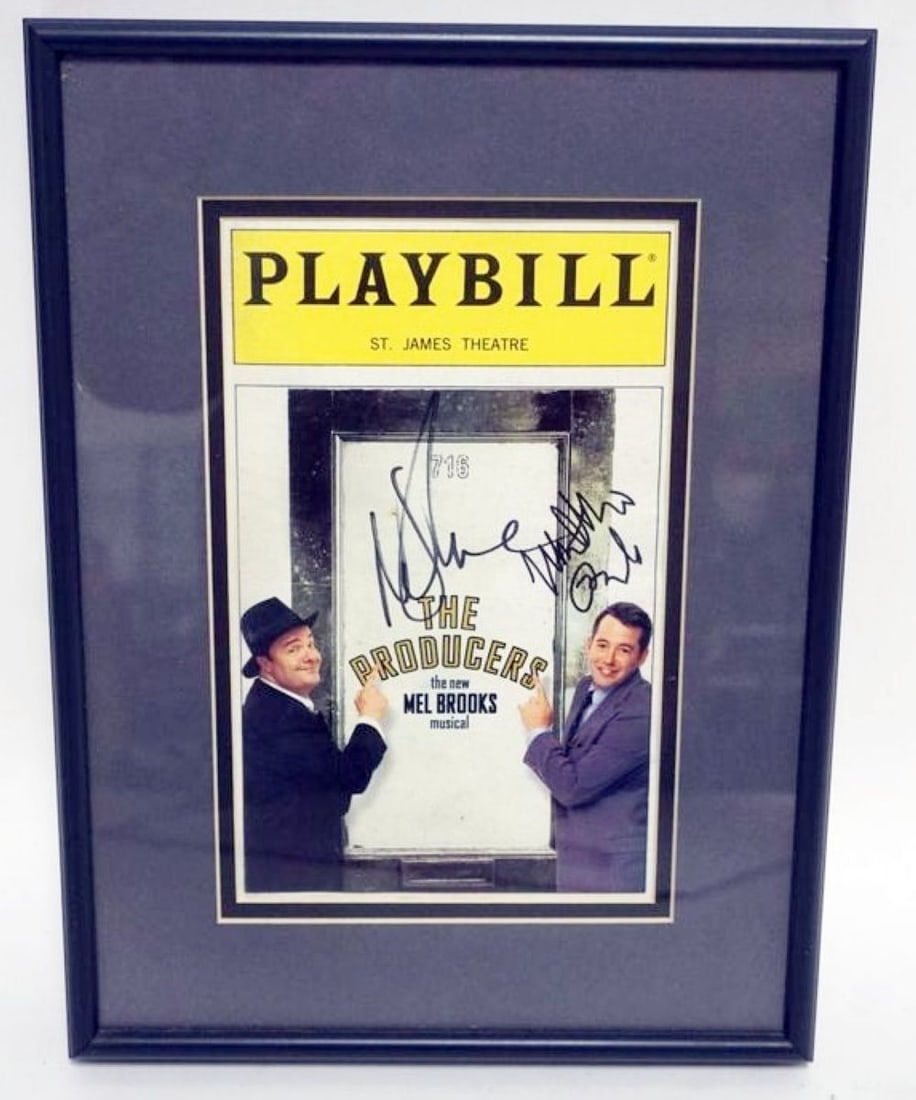 MATTHEW BRODERICK, NATHAN LANE FRAMED PLAYBILL (1 of 2)