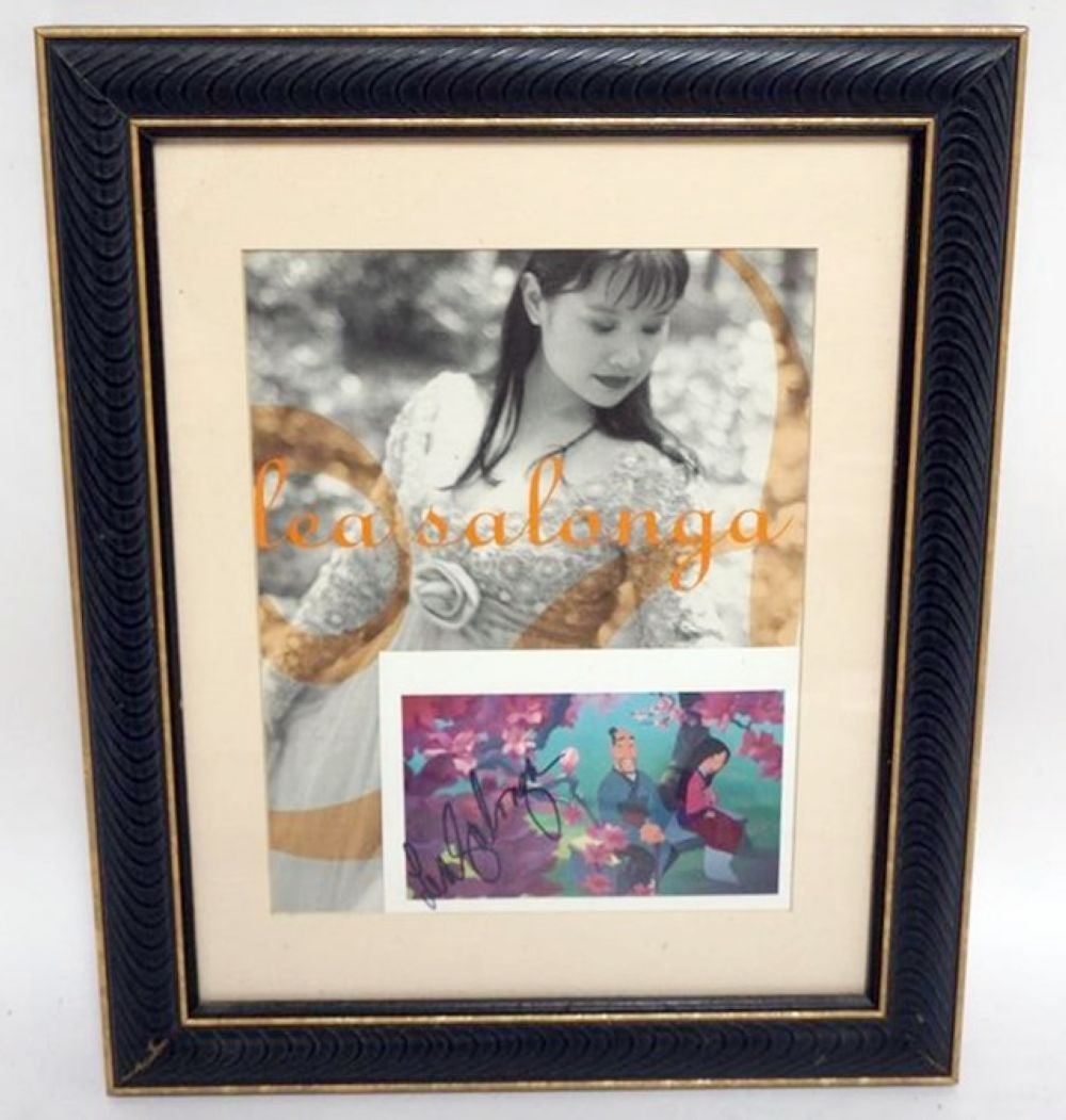 LEA SALONGA FRAMED & MATTED IMAGE W/SIGNATURE (1 of 2)