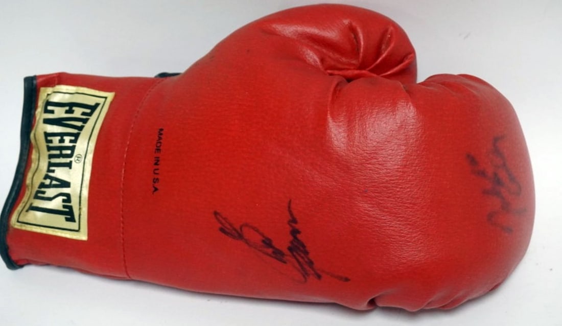 EVERLAST SIGNED BOXING GLOVE: EVERLAST SIGNED BOXING GLOVE