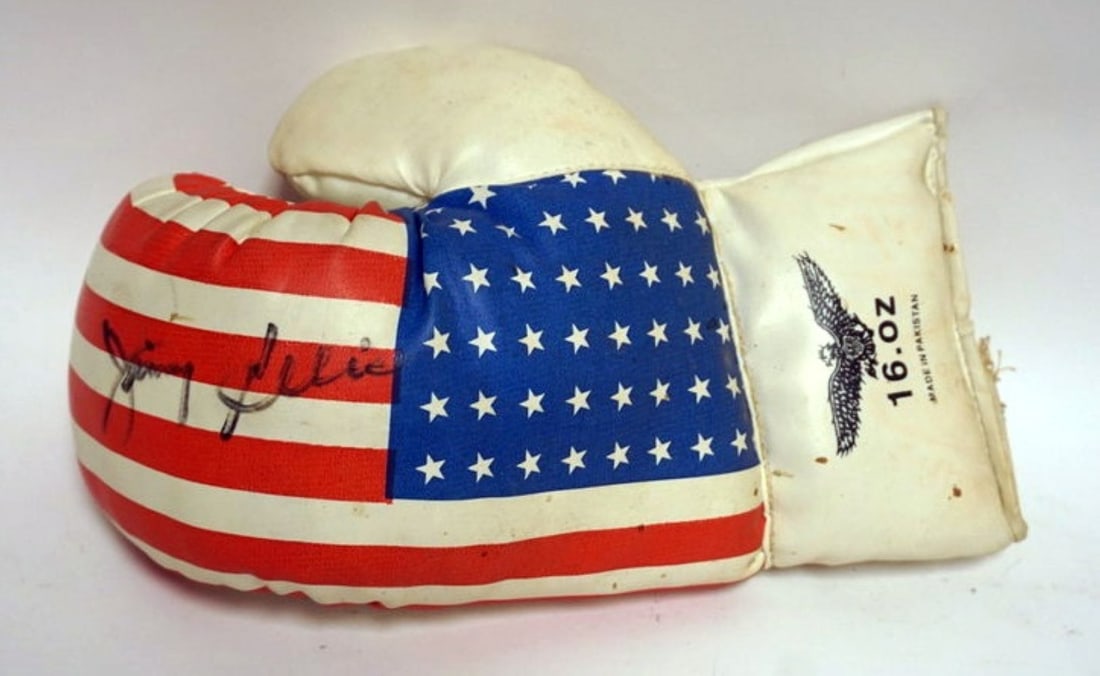 SIGNED BOXING GLOVE (1 of 2)