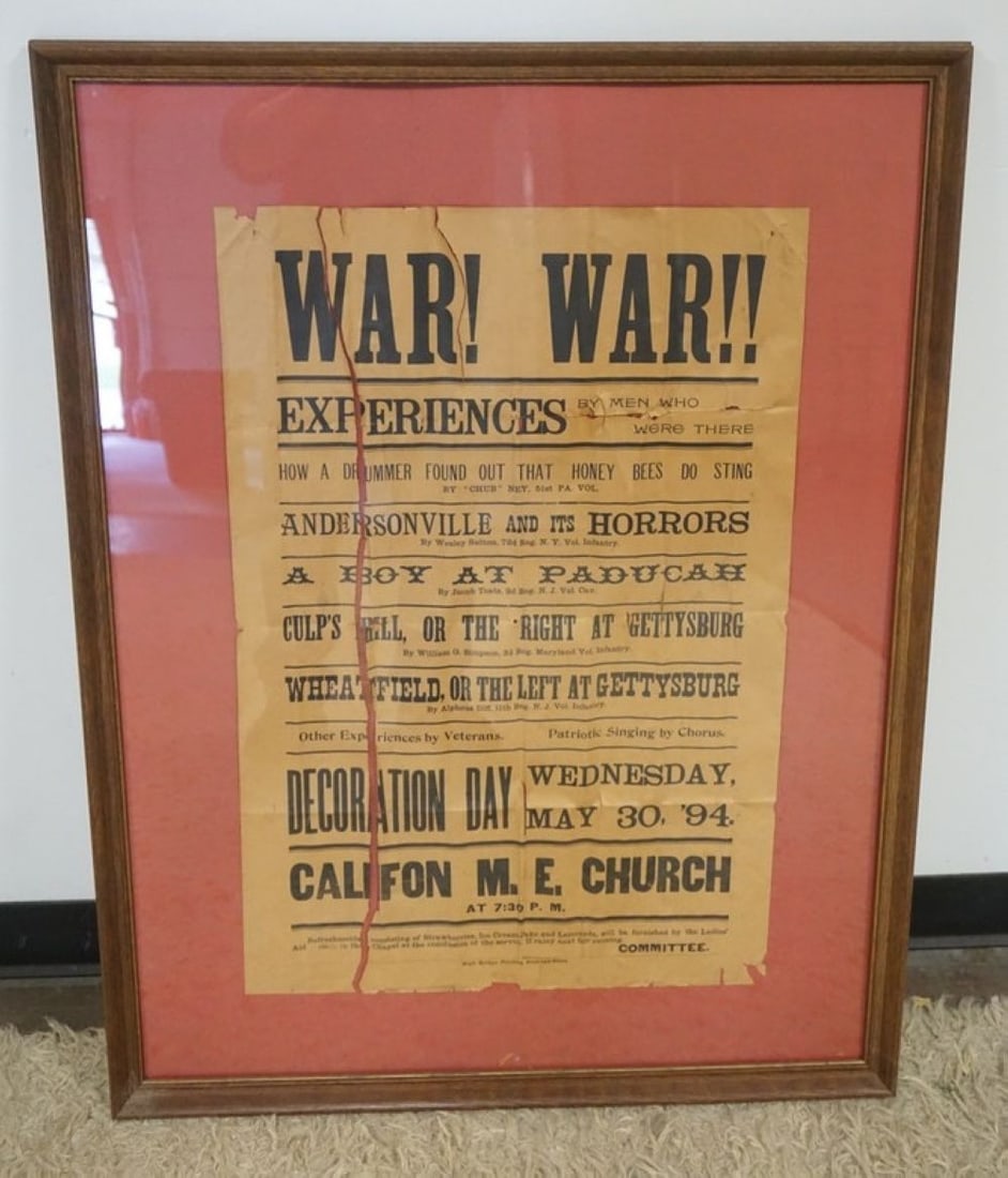 CIVIL WAR EXPERIENCES (1 of 4)