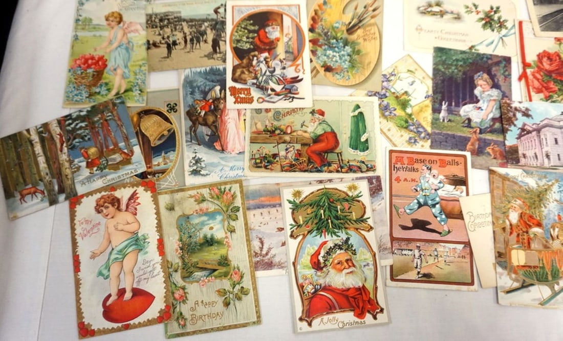 ASSORTED ANTIQUE POST CARDS - 2