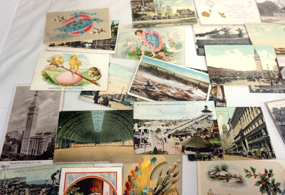ASSORTED ANTIQUE POST CARDS - 3