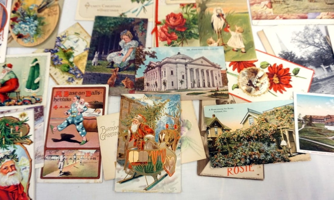 ASSORTED ANTIQUE POST CARDS - 4