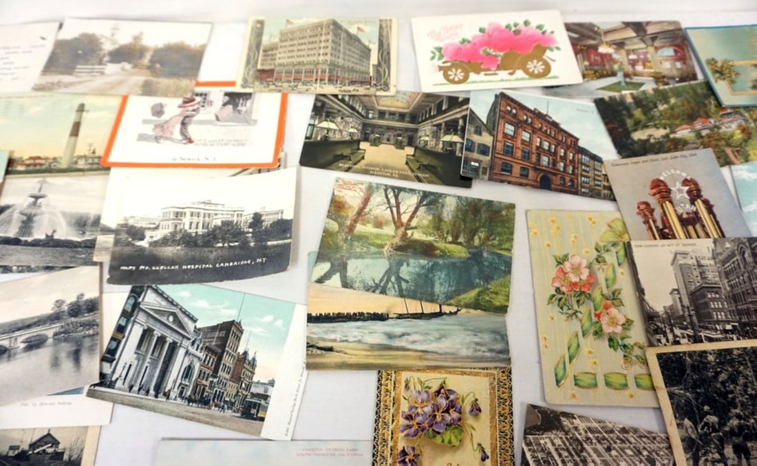 ASSORTED ANTIQUE POST CARDS - 6