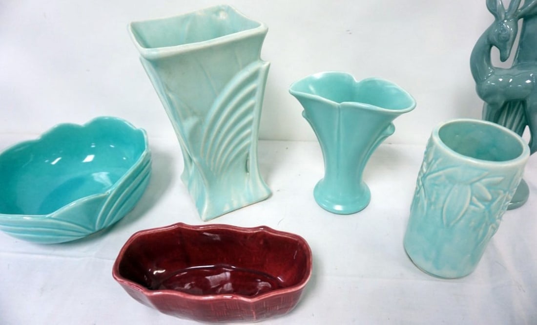ASSORTED POTTERY VASES - 3