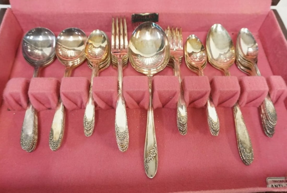 ROGER SILVER PLATE FLATWARE - 2