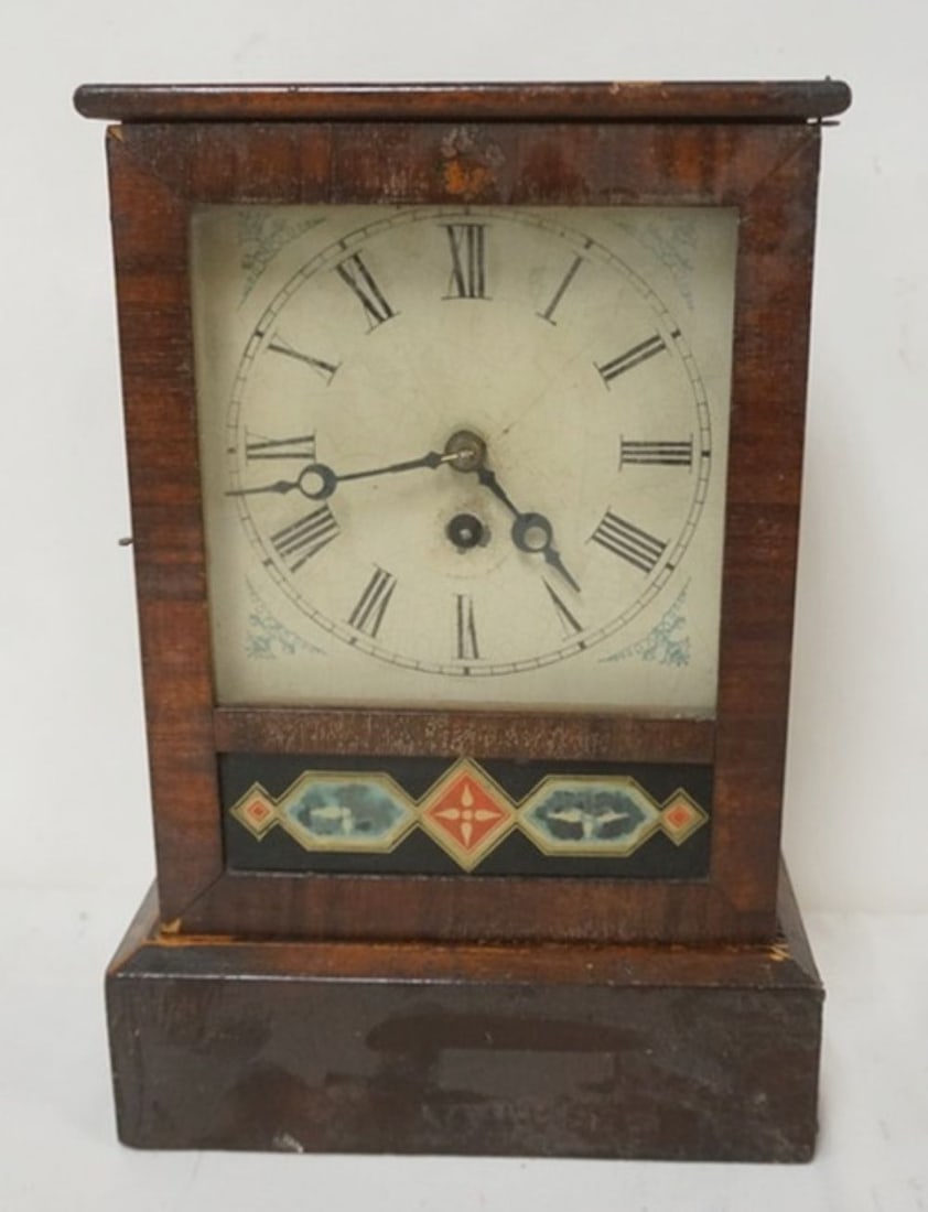 ANTIQUE SHELF CLOCK (1 of 3)