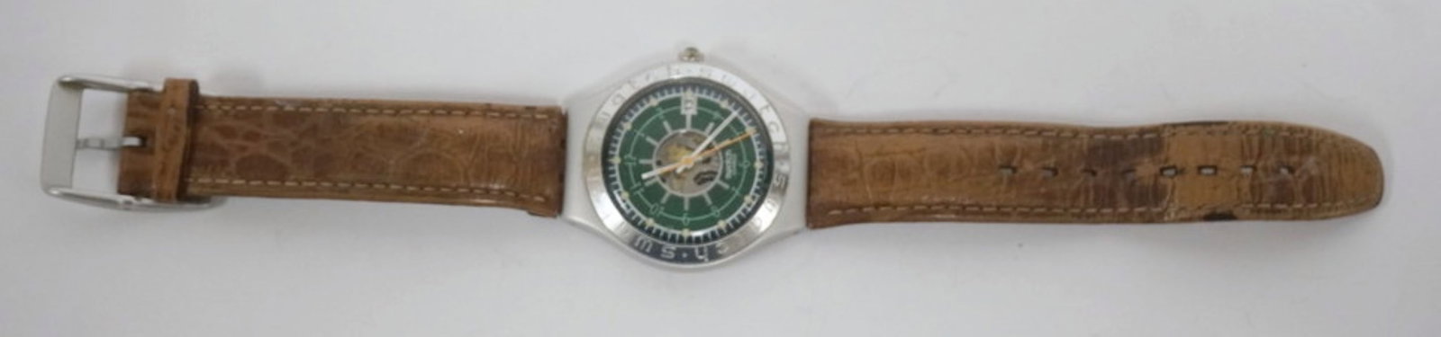 SWATCH IRISH WEEKEND ALUMINUM WATCH: SWATCH IRISH WEEKEND ALUMINUM WATER RESISTANT MENS WATCH