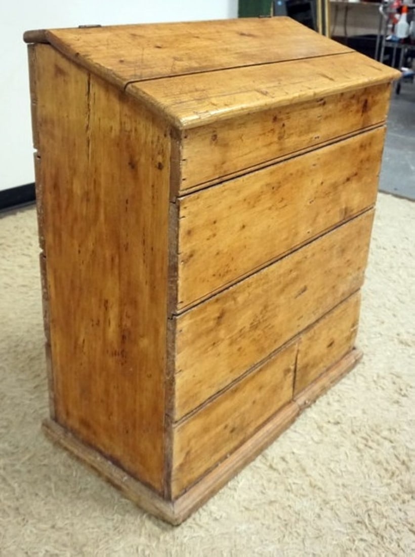 PRIMITIVE PINE SEED BIN - 3