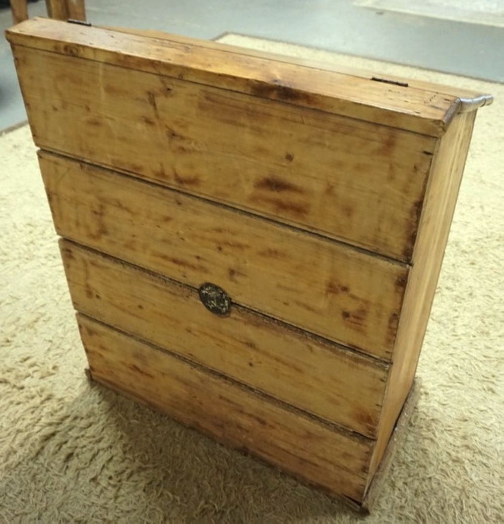 PRIMITIVE PINE SEED BIN - 4