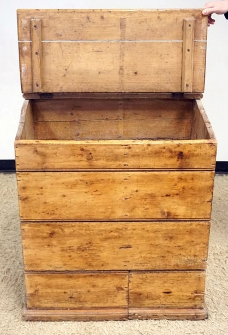 PRIMITIVE PINE SEED BIN - 5