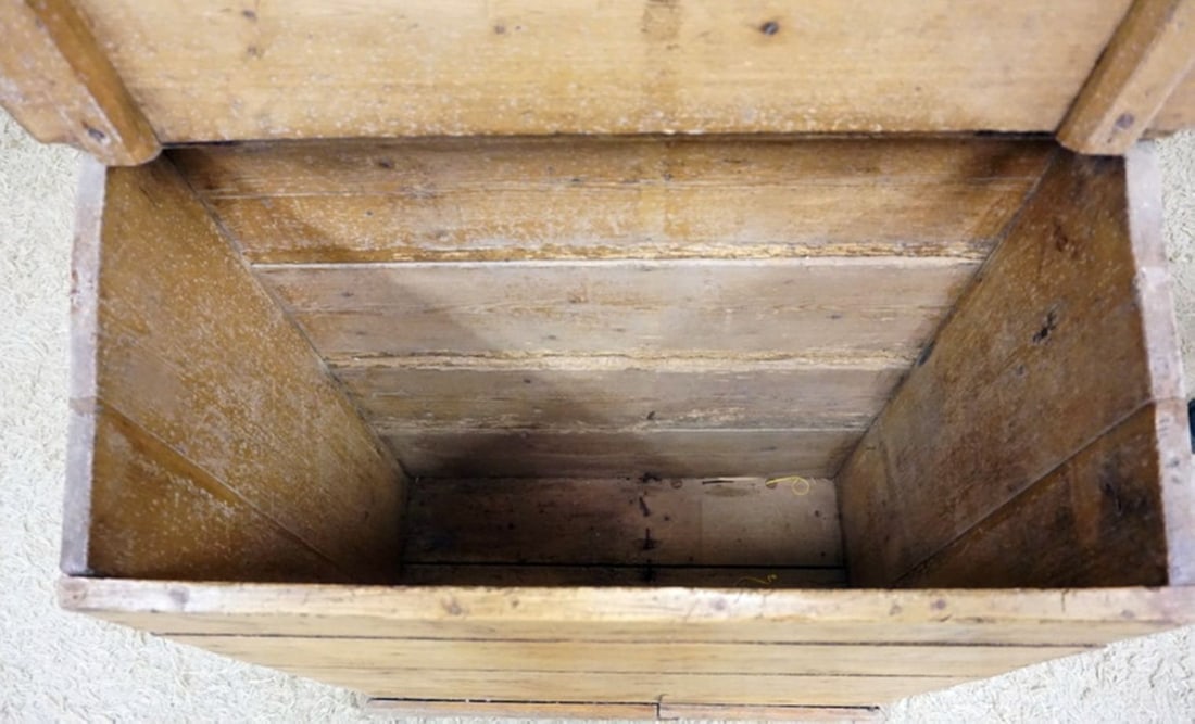PRIMITIVE PINE SEED BIN - 6