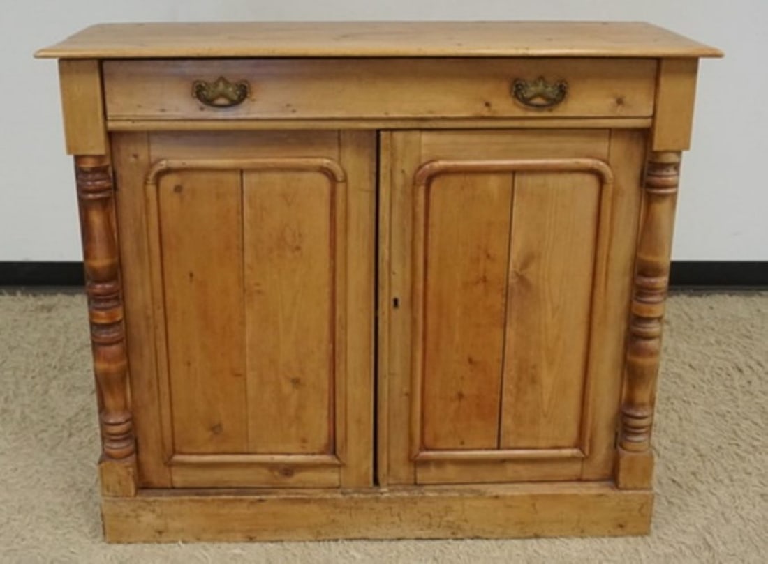SCRUB PINE CUPBOARD (1 of 5)